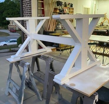 дачный набор стол и стулья: Прямой стол, Со стульями, Нераскладной, Дерево — 2