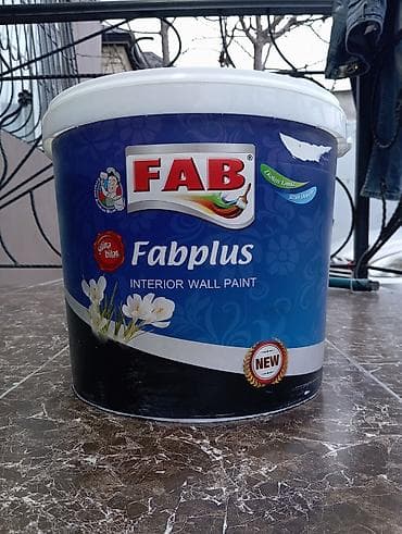 kraska aparati: Akril Divar üçün boya, FAB, 25 kq, rəng - Ağ, Suya davamlı — 1