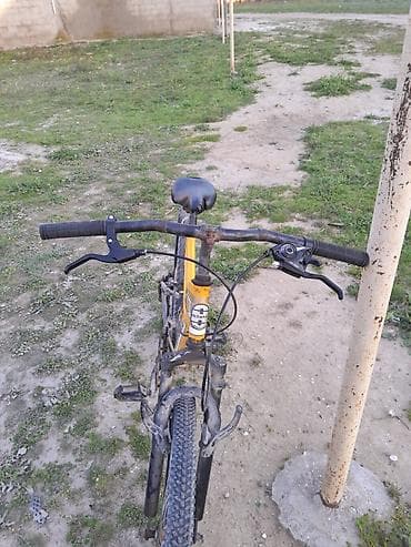 velik 26: OLYMPIA dağ velosipedi - Rəng: sarı - Çərçivə: full-suspension (arxa — 4