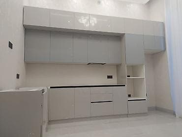 Müasir mətbəx mebeli dəsti - Dizayn: Minimalist və düz xətli