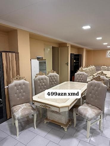 Qonaq otağı üçün, Yeni, Açılmayan, Dördbucaq masa, 6 stul lalafo.az -da Qonaq otağı üçün, Yeni, Açılmayan, Dördbucaq masa, 6 stul