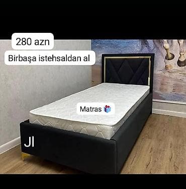 ✅ Çarpayı ✅ Yüksək keyfiyyət . ✅Ölçü 90/190sm ✅ Qiymət 280 AZN ✅Şeher