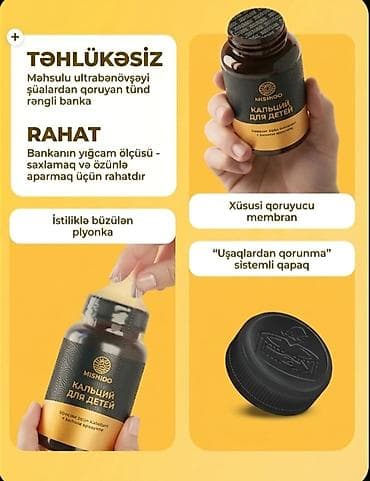 evalar vitamin c: MISHIDO Kalsium Vitamin Uşaqlar üçün kalsium MİSHİDO sitrat şəklində — 2