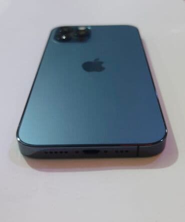ipod ikinci el: IPhone 12 Pro, 128 GB, Pacific Blue, Zəmanət, Kredit, Face ID — 3