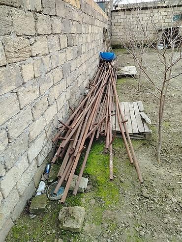 Metaldan boru dəstəsi - Material: polad borular - Quruluş: dairəvi