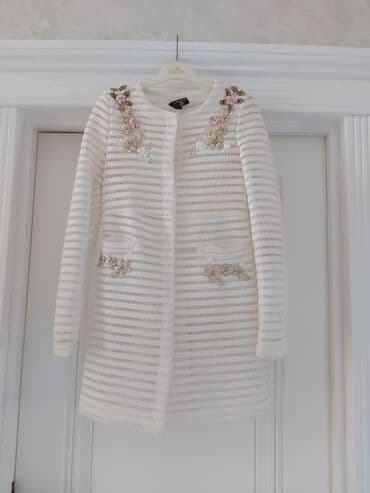 dəst geyimlər instagram: Zərif qadın geyimləri dəsti 1) Ağ krujeva teksturalı jaket/kardiqan - — 1