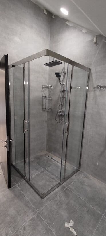 hamam kabin: Yeni Üstü açıq kabina, Künc üçün, Pulsuz çatdırılma — 4