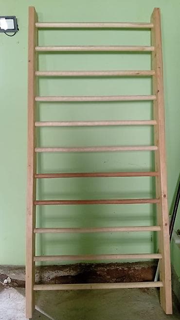 Velosiped aksesuarları: Taxta İsveç divarı (gymnastika pilləkəni) - Material: tamamilə — 1