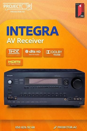 Видеоигры и приставки: INTEGRA AV Receiver - THX Certified səs standartı - DTS‑HD Master — 1
