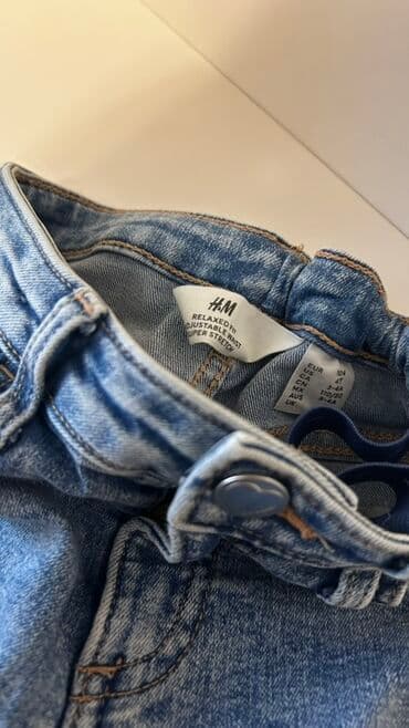 bermud uşaq şortları: Cins şalvar, Qız üçün, 3 - 4 yaş, H&M — 2