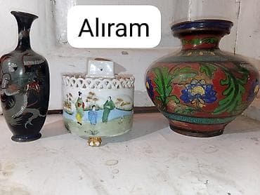 ad yazilan sekiller: Vaza dəsti, Farfor — 5