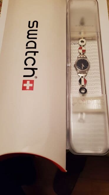 детские наручные часы swatch: Yeni, Qol saatı, Swatch, rəng - Gümüşü — 2
