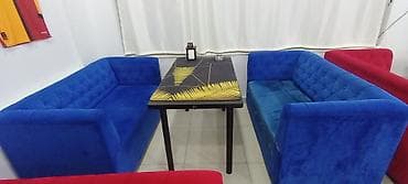 Stullar ilə, Düz masa, 4 nəfər