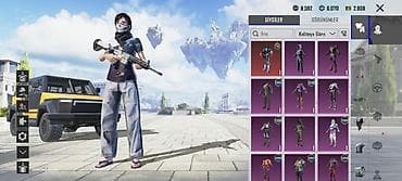 PUBG Mobile hesabı – kostyumlar, UC və nadir silah görünüşü ilə - — 2