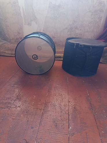 saz cantası: Alüminium gövdəli nağara (bass davul) və çantası - Çap: təxmini 18–20 — 3