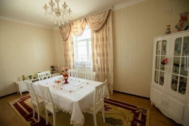 işlənmiş stolar: Qonaq otağı üçün, Açılmayan, Dördbucaq masa, 6 stul — 1