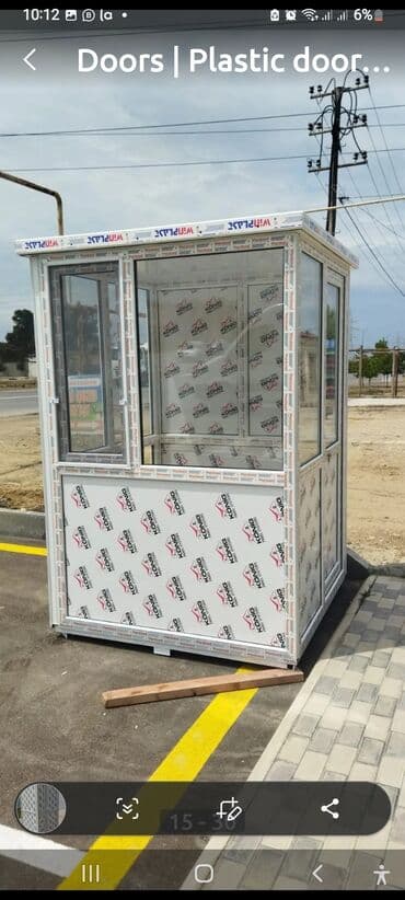 пластик эшик терезелер: Plastik və Alüminium dan Mühafize üçün Butka lar — 6