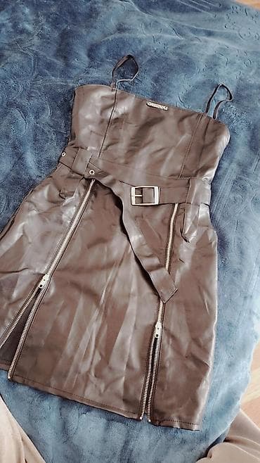 Qadın geyimləri dəsti – 4 parçadan ibarət 1) Qısa ətək, leopard — 4