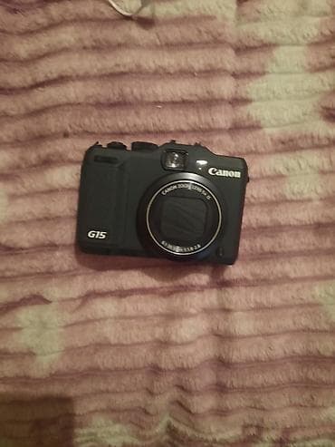 canon 600d kit: Canon PowerShot G15 rəqəmsal fotoaparat - 12.1 MP 1/1.7" CMOS sensor — 1