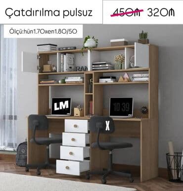 ağıllı lövhə qiyməti: Yazı masası / iş masası EMDİRİMLƏ Qiymət : 320₼ ➡️Məhsul yeni və tam — 1