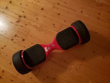 suru: Özünü tarazlayan elektrikli skuter (hoverboard) - Rəng: qırmızı - İki — 2