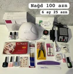 Лампы для сушки ногтей: Dırnaq seti – 100 AZN! 💖 Manikür üçün tam dəst 💅 Hər şey daxil – — 1