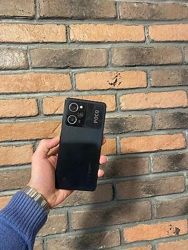 3g 4g router modem: Poco X5 Pro 5G, 256 GB, rəng - Qara, Barmaq izi — 1