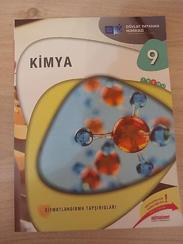 Məhsul: “Kimya – 9” qiymətləndirmə tapşırıqları kitabı - Nəşriyyat — 1