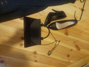 Toy paltarları və aksesuarları: 8 man başlayirQadın geyim və aksesuar dəsti - Qara rəngli, xırda — 3