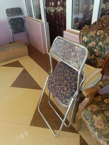 Daraq panellər: Məhsul: Qatlanabilən stul - Karkas: parlaq xrom rəngli metal boru — 4