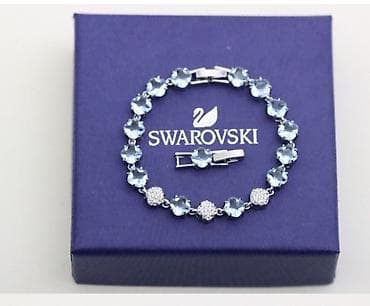 qolbaqlar qiz ucun: Dəstə daxildir: Bilərzik, Swarovski, Gümüş — 5