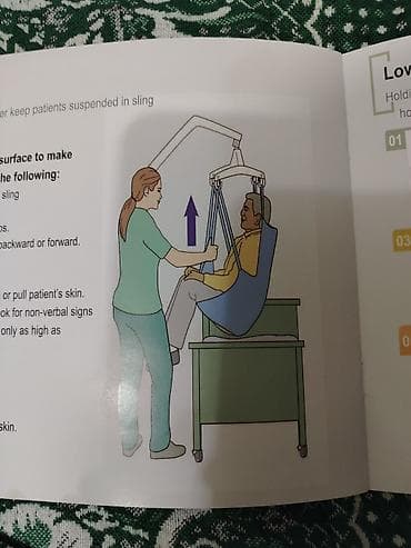 pul seyfi: Ev tipi xəstə qaldırıcı (patient lift) – elektriklə işləyən mobil kran — 4