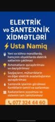 Tikinti ixtisasları: Ev Elektrik isleri kamera ishleri ve.s — 1