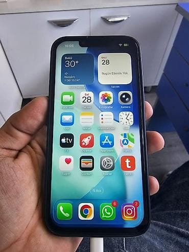 dubay iphone satisi: IPhone 13, 128 GB, Yaşıl, Simsiz şarj, Face ID — 2