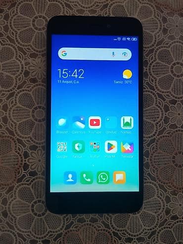 Xiaomi Redmi 5A– gümüşü rəngdə smartfon Xüsusiyyətlər: - 5.0 düym HD