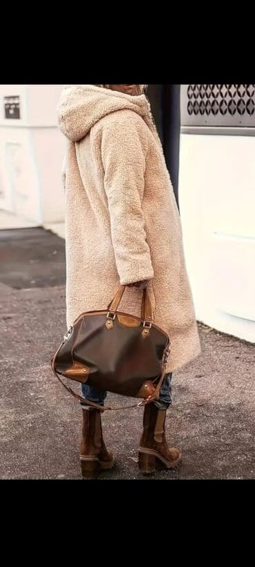 ucuz paltolar: İsti qış dəsti: çevrilə bilən kapüşonlu uzun palto və qısa çəkmələr - — 6
