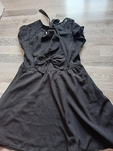 don: Qara rəngli zərif qısa don - Klassik “little black dress” stili - — 1