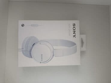 mikro nauşnik qiymeti: Yeni Simli Qulaqcıqlar, Sony, rəng - Ağ — 1