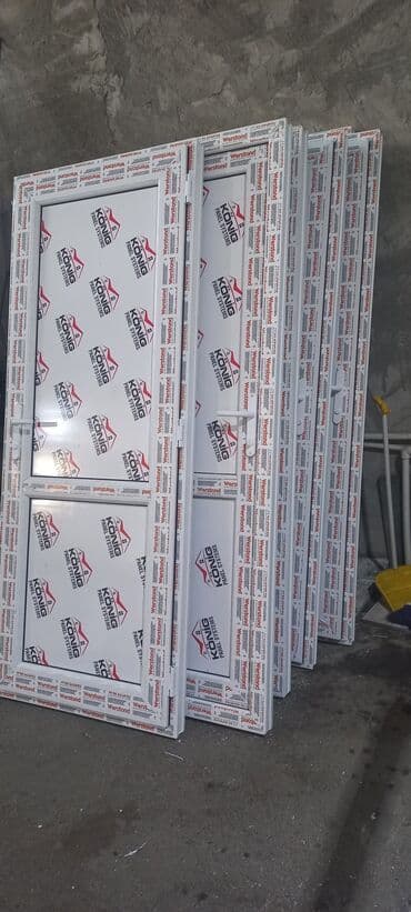 qapı setkaları: Yeni Plastik qapı 80x200 sm Zamok və çərçivə ilə, Ödənişli quraşdırma, Ödənişli çatdırılma — 1