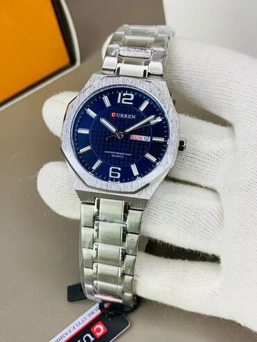 Наручные часы: Новый, Наручные часы, Curren, цвет - Серебристый — 6