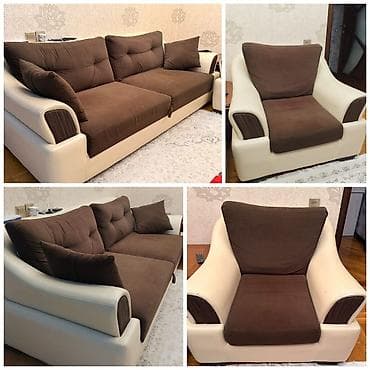 islenmis divan kreslo ucuz: İşlənmiş, Divan, 2 kreslo — 1