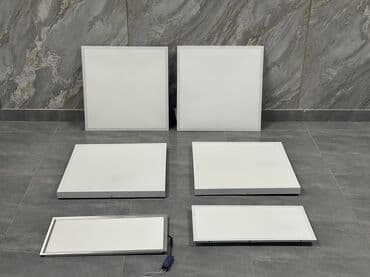 12 lik armaturun qiyməti: 60x60 ölçüdə Led panel Həm suvaq üstü, həm də asma tavan üçün led — 4