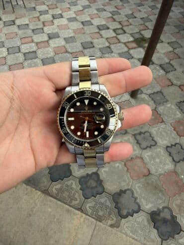 İşlənmiş, Qol saatı, Rolex, rəng - Qara