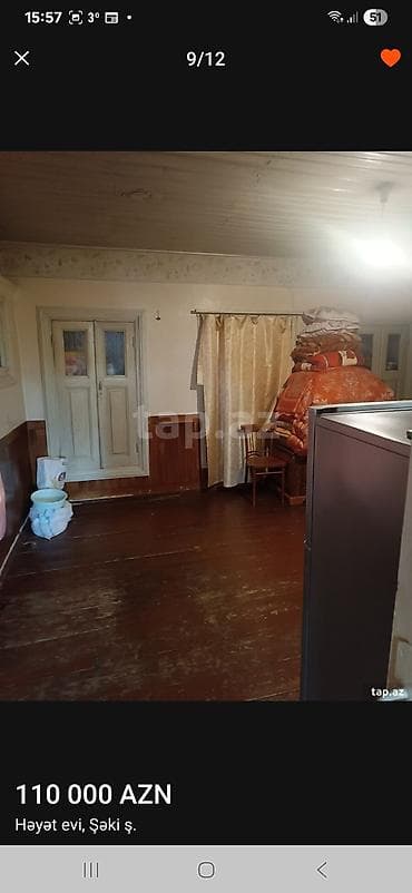 razinde kiraye evler: Həyət evi – Şəki şəhəri Əsas yolun kənarında, avtobus dayanacağının — 6