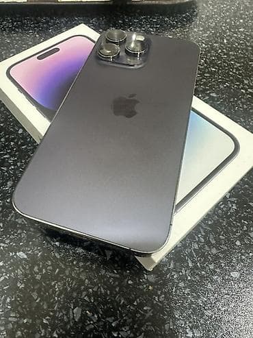 iphone 15 pro maxs: IPhone 14 Pro Max, 256 GB, Deep Purple, Face ID — 6