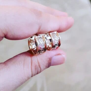 qaş sabitləyici: Sırğa, Versace, Sarı qızıl, 585 Əyar, 226 g — 1