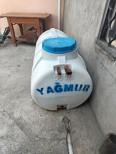 Bak, Plastik, 500 l l, İşlənmiş, Ünvandan götürmə — 2