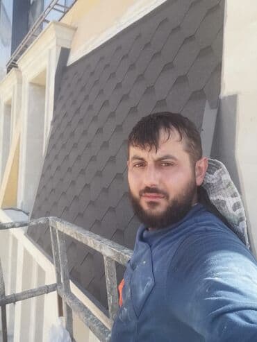 Plitə işləri: Müasi̇r hər növ . Dam örtukləri̇ni̇n vurulmasi̇. Yi̇ği̇lmasi̇ — 10