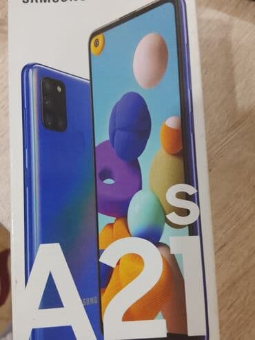 ucuz və keyfiyyətli telefonlar: Samsung Galaxy A21S, rəng - Mavi, İki sim kartlı — 2