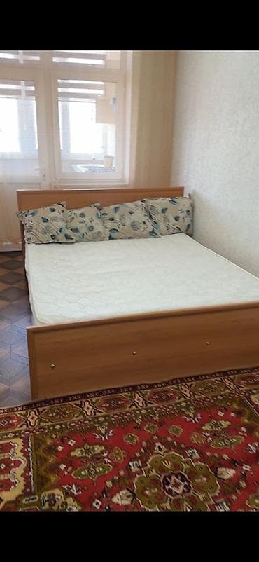 ucuz matras satilir: İkinəfərlik çarpayı, Matras ilə, Siyirməsiz — 2